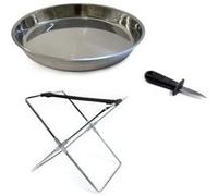 The Home Deco Factory - Plateau à fruits de mer avec support et couteau à huitres G