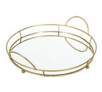 The Home Deco Factory - Plateau de présentation rond miroir 34 cm NC G