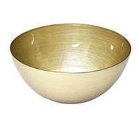 The Home Deco Factory - Saladier en verre doré Lines 28 x 10 cm Doré G