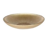 The Home Deco Factory - Saladier en verre doré Lines 40 x 5 cm Doré G