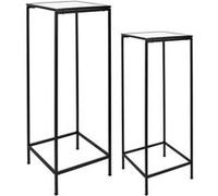 Sellette plateau imitation marbre Felicity Lot de 2.