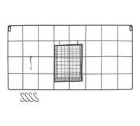 The Home Deco Factory - Support mural filaire avec crochets - L. 60 x l. 30 cm - Noir Noir