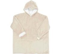 The Home Deco Factory - Sweat à capuche avec fermeture intérieur en sherpa beige beige G