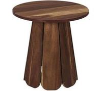 The Home Deco Factory - Table d'appoint ronde effet acacia VISBY - Marron