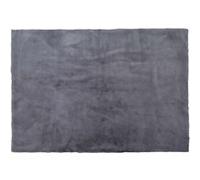 - Tapis fin imitation fourrure 120 x 170 cm gris