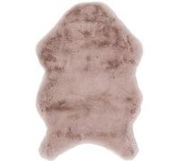 The Home Deco Factory - Tapis imitation fourrure poils fins - 60 x 90 cm - Rose Rose G