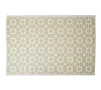 The Home Deco Factory - Tapis intérieur extérieur 120 x 180 cm Palm beige beige G