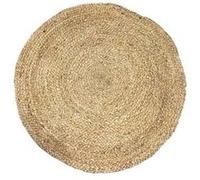 Tapis Rond - HOME DECO FACTORY - Jute - Beige - 120 cm