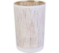 The Home Deco Factory - Vase en métal Tauri 20 cm Blanc G