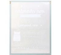 The Home Deco Kids - Cadre enfant Les règles de ma chambre Bleu Bleu G