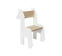 Chaise Enfant Licorne en Bois Scandicraft Blanc