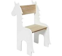 Chaise Enfant Licorne en Bois Scandicraft Blanc