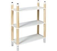 HOME DECO KIDS - HD7424 Étagère Enfant 3 Niveaux Crayon - Design Moderne pour Chambre ou Salon - Rangement Pratique - Couleur Blanche - Taille Unique