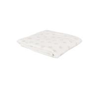 The Home Deco Kids - Plaid phosphorescent en polyester Etoiles 120 x 150 cm Blanc
