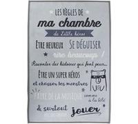 Tapis règles de la chambre Gris 60x90 - Home Deco Kids