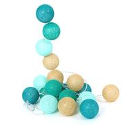 The Home Deco Factory - Guirlande lumineuse boules colorées 20 LED 3,45 m Bleu multicolor G