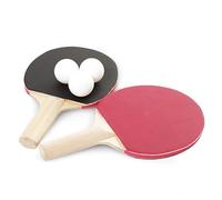 The Home Fusion Compagnie Table Tennis Raquettes et Balles Ensemble - 2 Raquettes 3 Balles Prêt à Jouer n'importe Quel Table