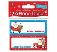 The Home Fusion Company 24 X Noël Cartes Placement Table Nom Réglage - 2 Modèles à Choisir - Mignon