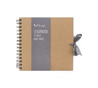 The Home Fusion Company Carnet de scrapbooking en papier kraft au design classique 3 tailles - Petit, moyen et grand livre de souvenirs