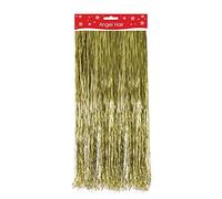 The Home Fusion Company Décoration Noël Ange Cheveux Guirlande Lametta Blanc Rouge Argent Or - Or
