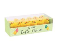 The Home Fusion Company Lot de 12 mini poules en chenille pour décorations de Pâques
