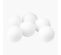 The Home Fusion Company Lot de 6 balles de tennis de table de rechange pour débutants/entraînement 40 mm