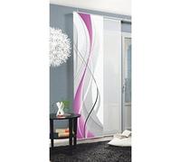 Home Fashion 87152-763 Panneau Japonais Polyester H:245 x W: 60 cm - BERRY