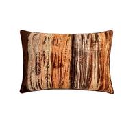 The HomeCentric Décoratif Marron Housse de Coussin Lombaire, 30 x 50 cm Velours Coussin, Housse de Coussin avec Velours ombré et froissé, Ombre Coussin, Moderne - Ombre Twist