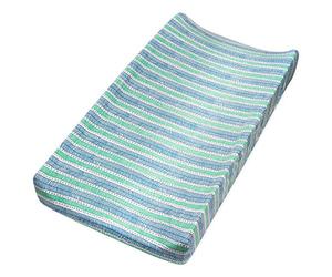 The Honest Company Organic Cotton Changing Pad Cover Pantoufles Bambins, Dots & Dashes, Taille Unique Mixte bébé