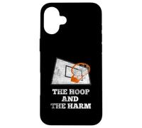 The Hoop and The Harm B-Ball Player Foul Design Coque pour iPhone 16 Plus