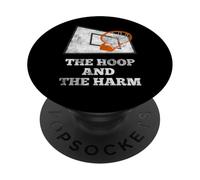 The Hoop and The Harm B-Ball Player Foul Design PopSockets PopGrip Adhésif