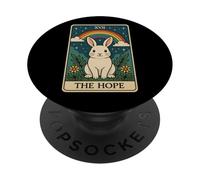 The Hope Bunny Tarot - Fierté LGBTQ+ Minimaliste PopSockets PopGrip Adhésif
