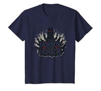 The Horror, The Canine Horror - They Eating The Dogs T-Shirt, Enfant, Bleu Marine, 2 Ans