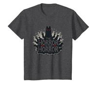 The Horror, The Canine Horror - They Eating The Dogs T-Shirt, Enfant, Chiné Foncé, 12 Ans
