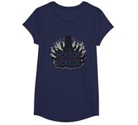 The Horror, The Canine Horror - They Eating The Dogs T-Shirt, Fille, Bleu Marine, XS