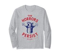 The Horrors Persist But So Do I Rat Bleu Humour Noir Gothic Manche Longue