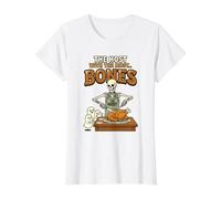 The Host with Most. Bones Humour Humour Fantomatique Halloween T-Shirt Graphique avec Valeur