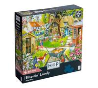 The House of Puzzles - Bloomin' Lovely Puzzle - Gros puzzles de 500 pièces pour adultes, pièces extra larges, illustré d'artiste, paysage pittoresque, cadeaux de puzzle de luxe