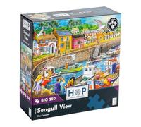 The House of Puzzles - Puzzle avec vue de mouette - Grand puzzle de 250 pièces pour adultes et enfants, pièces extra larges, illustration d'artiste, paysage pittoresque, cadeaux de puzzle de luxe
