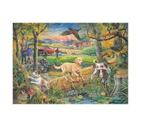The House of Puzzles - Puzzle « Catch Me If You Can » - Grands puzzles de 500 pièces pour adultes, pièces extra larges, illustré d'artiste, paysage pittoresque, cadeaux de puzzle de luxe