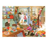 The House of Puzzles - Puzzle chapeaux et bottes en caoutchouc en laine - Puzzle de 1000 pièces pour adultes, illustration d'artiste, paysage pittoresque, cadeaux de puzzle de luxe