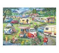 The House of Puzzles - Puzzle Happy Holidays - Puzzle de 1000 pièces pour Adultes, Illustration d'artiste, Paysage pittoresque, Cadeaux de Puzzle de Luxe