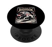 The Howl of Ragnarok Mythe Norse Wolf Warrior Viking Saga PopSockets PopGrip Adhésif