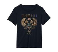 The Hu Color Logo T-Shirt, Femme Grandes Tailles, Noir, 2X