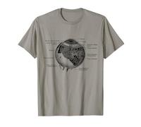 The Human Eye Globe oculaire Anatomie Vintage T-Shirt