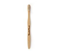 THE HUMBLE CO.-Brosse à dents pour adulte en bambou médium coloris blanc
