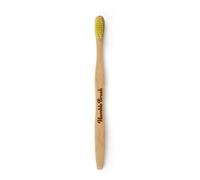 THE HUMBLE CO.-Brosse à dents pour adulte en bambou souple coloris jaune