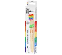 The Humble Co Bad Bambou Soft Brosse À Dents Arc En Ciel 2 Pièces
