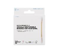 The Humble CO. Cotons-tiges naturels sans plastique biodégradables végétalien Blanc 100 pièces