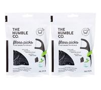 THE HUMBLE CO. Floss Picks Charcoal 2x1 pc(s)
